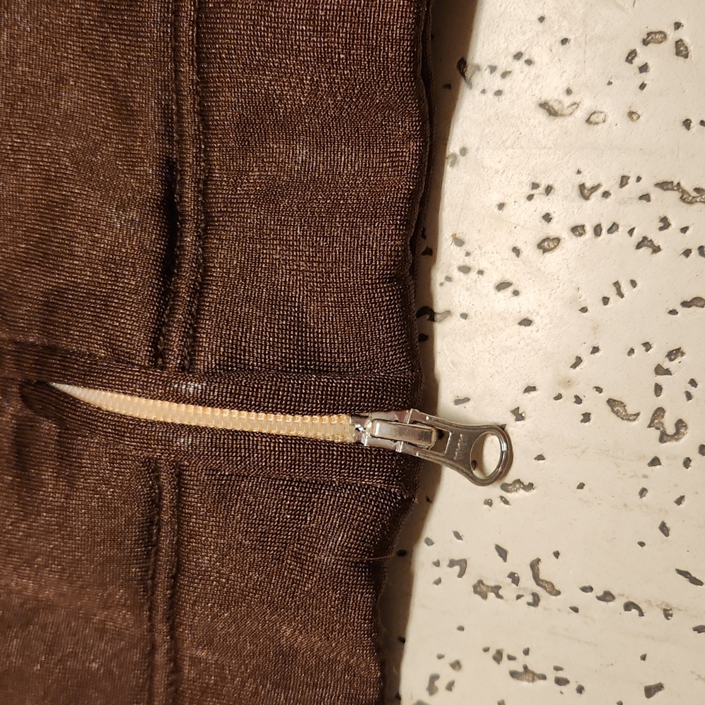 Air Jordan Embroidered Jumpman Logo Full Zip Sweater Vintage Y2K Brown And Gold - Picture 6 of 15